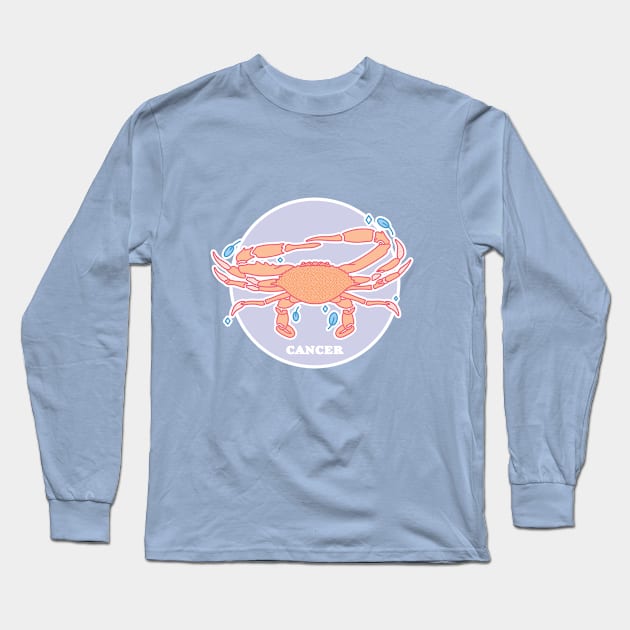 Cancer Long Sleeve T-Shirt by Your Type of Toast